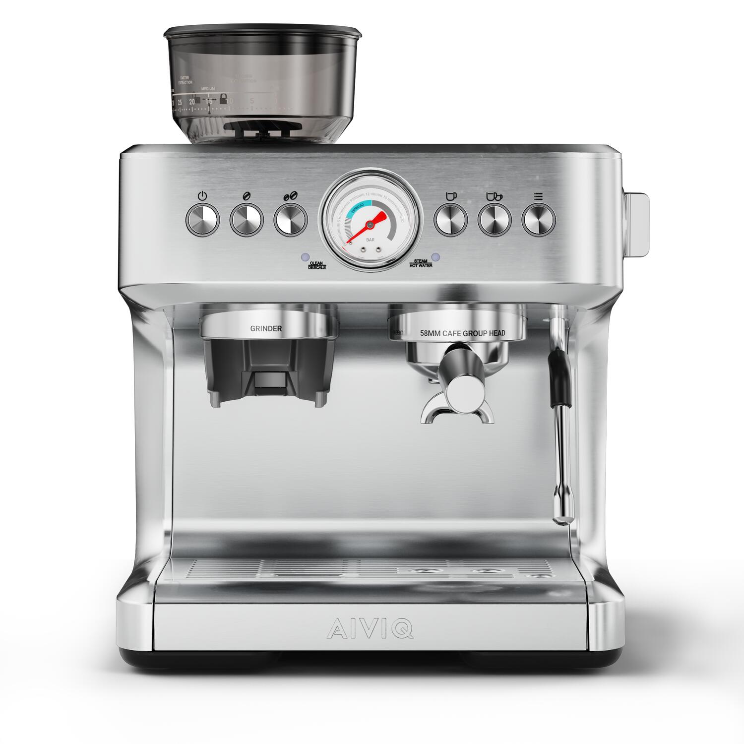 Aspire Core espressomaskine - sølvfarvet